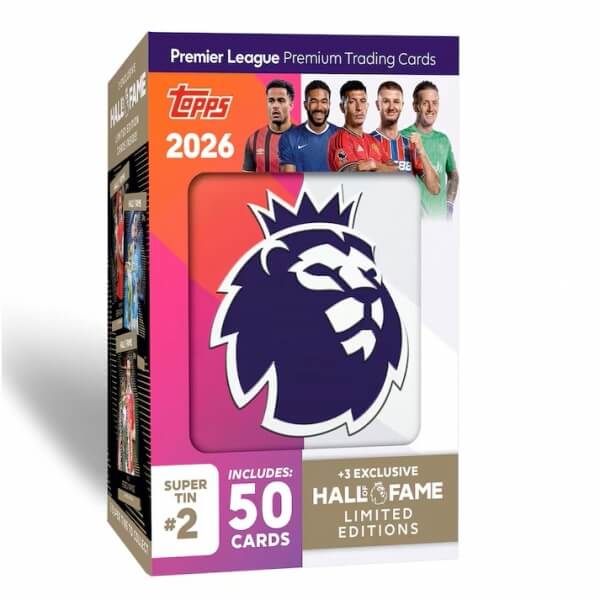 2025-2026 Topps Premier League Super Tin #2 Red - Football Cards