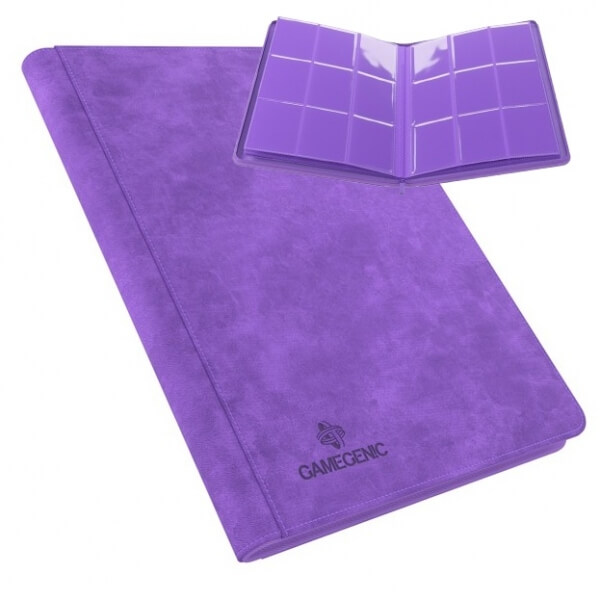 Gamegenic Zip-Up 18-Pocket Purple Card Album