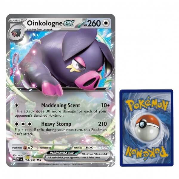 Pokémon JUMBO card SV1 158/198 Oinkologne EX