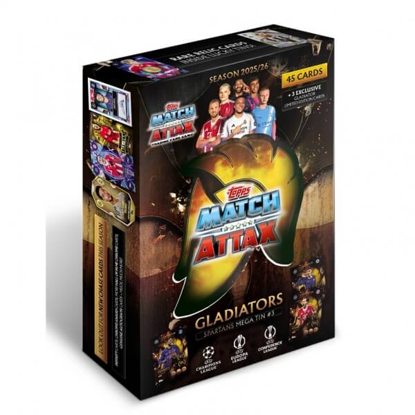 2025-2026 Topps Match Attax Mega Tin 3 - Gold