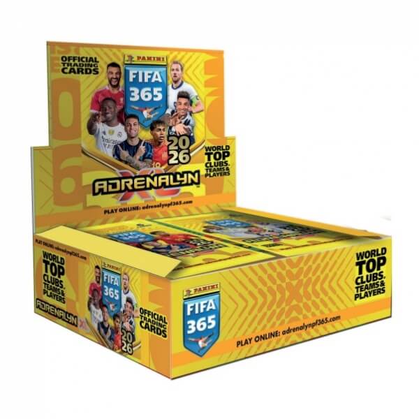 Soccer cards Panini FIFA 365 2025/2026 Adrenalyn Booster Box