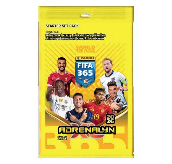 Soccer cards Panini FIFA 365 2025/2026 Adrenalyn Starter Set
