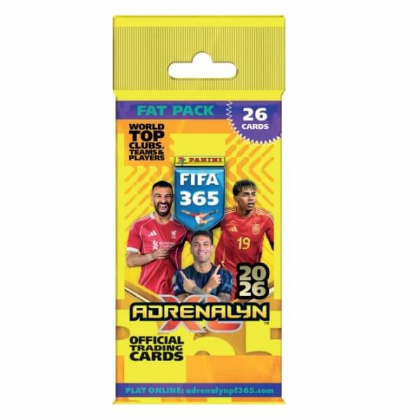 Soccer cards Panini FIFA 365 2025/2026 Adrenalyn Fatpack