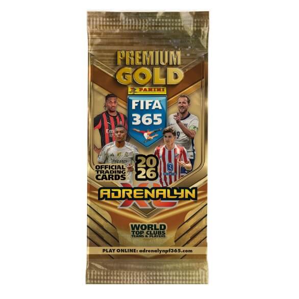 Soccer cards Panini FIFA 365 2025/2026 Adrenalyn Gold pack