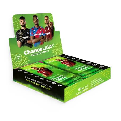 Soccer Cards Chance League 2025-2026 Series 1 Blaster box
