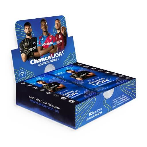 Soccer Cards Chance League 2025-2026 Series 1 Hobby box 