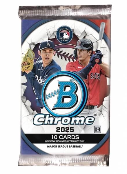 2025 Topps Bowman Chrome Baseball Hobby Pack
