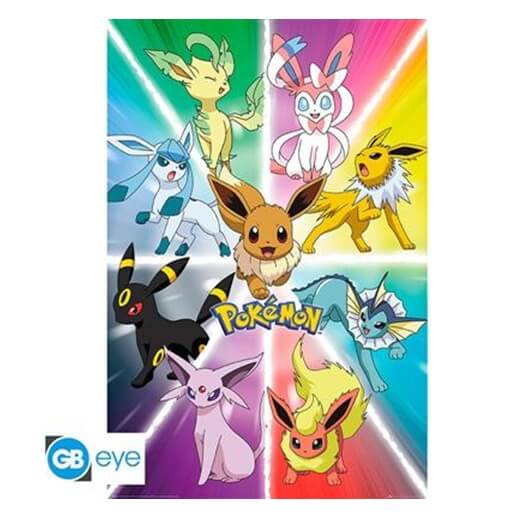 Pokémon Poster Maxi 91.5 x 61 cm - Eevee Evolution