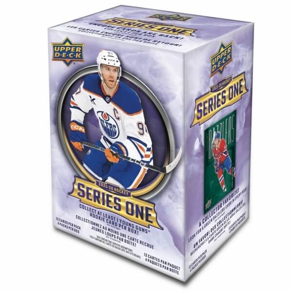 2025-2026 NHL Upper Deck Series One Blaster Box - hockey cards