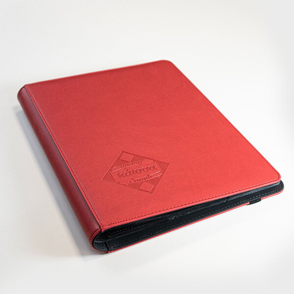 9-Pocket Premium Binder - Red