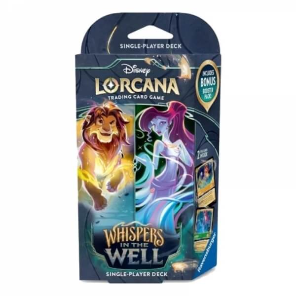 Disney Lorcana TCG: Whispers in the Well - Starter Deck - Simba and Demona (Amber and Emerald)