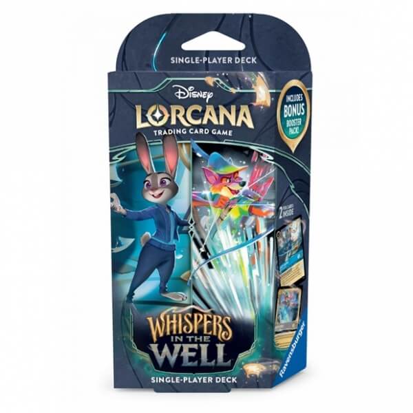 Disney Lorcana TCG: Whispers in the Well - Starter Deck - Judy Hopps and Robin Hood (Sapphire and Steel)
