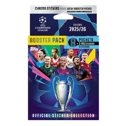 Soccer Stickers Topps Champions League 2026 Eco Pack 
