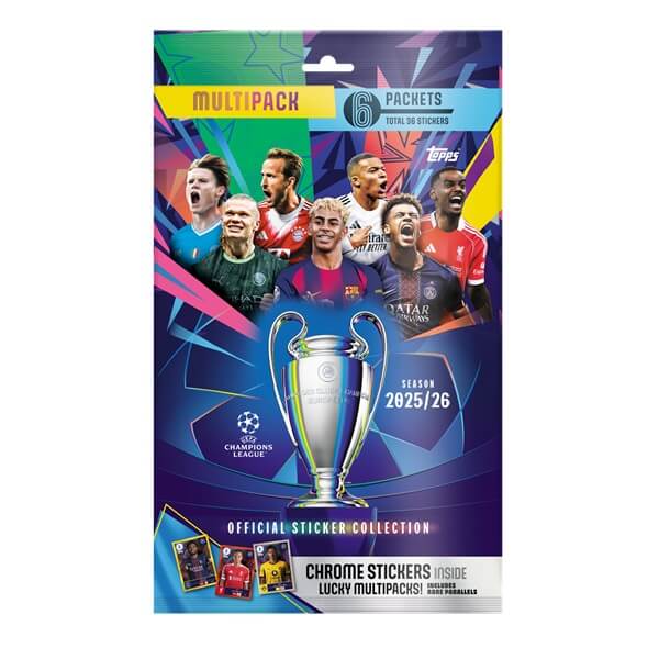 Soccer Stickers Topps Champions League 2026 Multipack