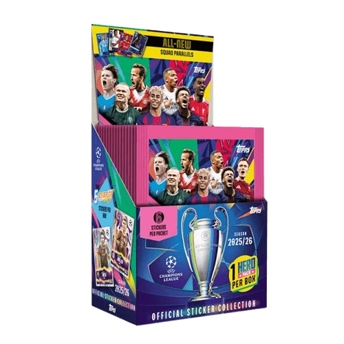 Soccer Stickers Topps Champions League 2026 Booster box - 50 Packs