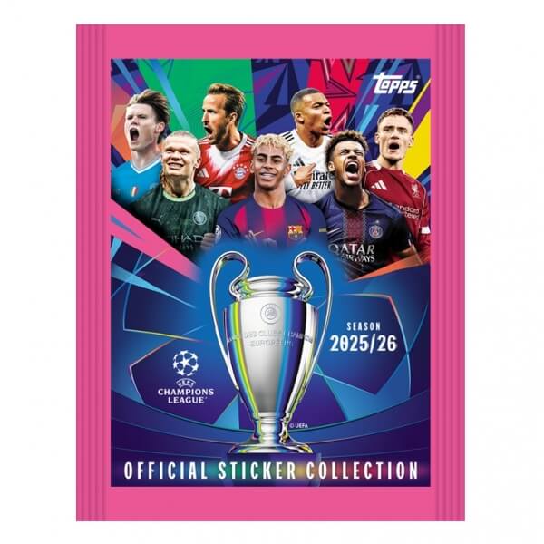 Soccer Stickers Topps Champions League 2026 - pack