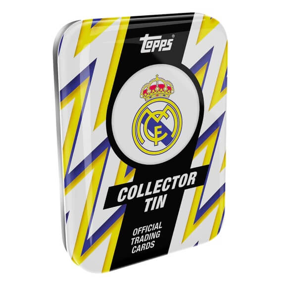 2025-2026 Topps Real Madrid CF Collector Tin - Soccer Cards