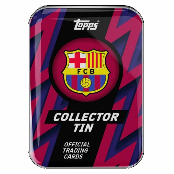 2025-2026 Topps FC Barcelona Collector Tin - Soccer Cards