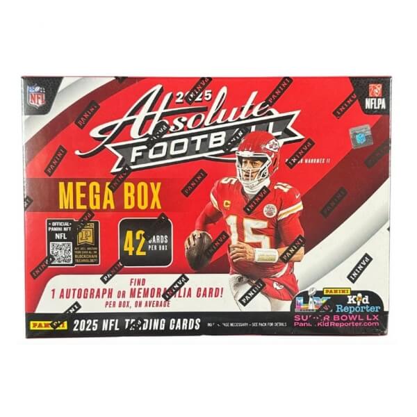 2025 Panini Absolute Football Hobby Mega Box - American Football NFL Cards