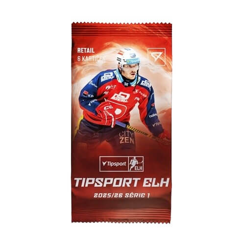 Hockey cards Tipsport ELH 25/26 Retail pack 1st series