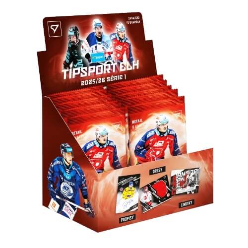 Hockey cards Tipsport ELH 25/26 Retail box 1st series