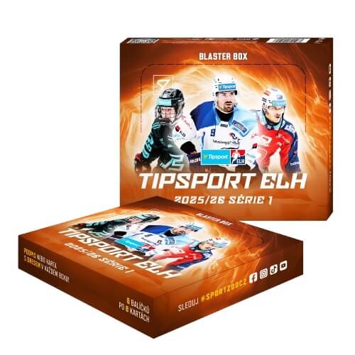Hockey cards Tipsport ELH 25/26 Blaster box 1st series