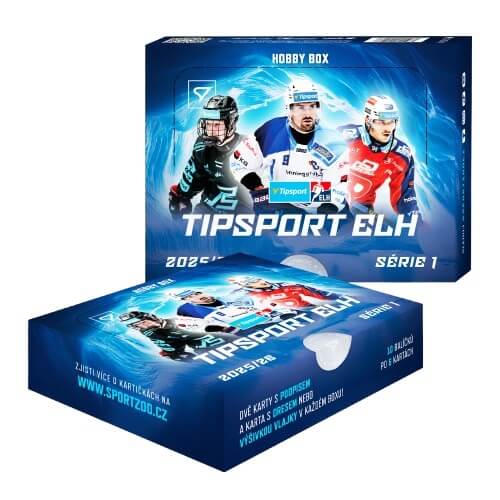 Hockey cards Tipsport ELH 25/26 Hobby box 1st series