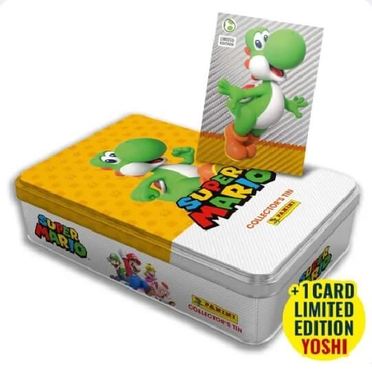 Super Mario 2 Slim Tin Box with stickers - orange