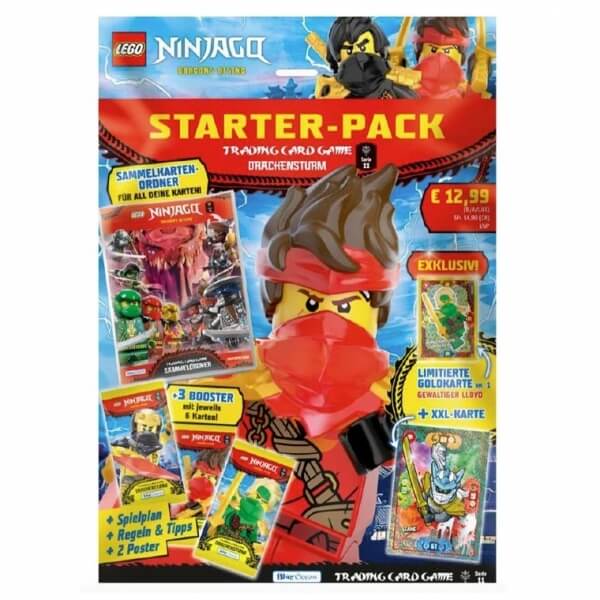 Lego Ninjago Cards - 11th Series Dragonstorm - Starter Pack DE