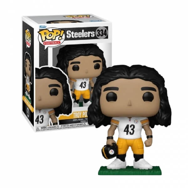 Fotball NFL Rugby POP! figure #334 - Troy Polamalu (Steelers)