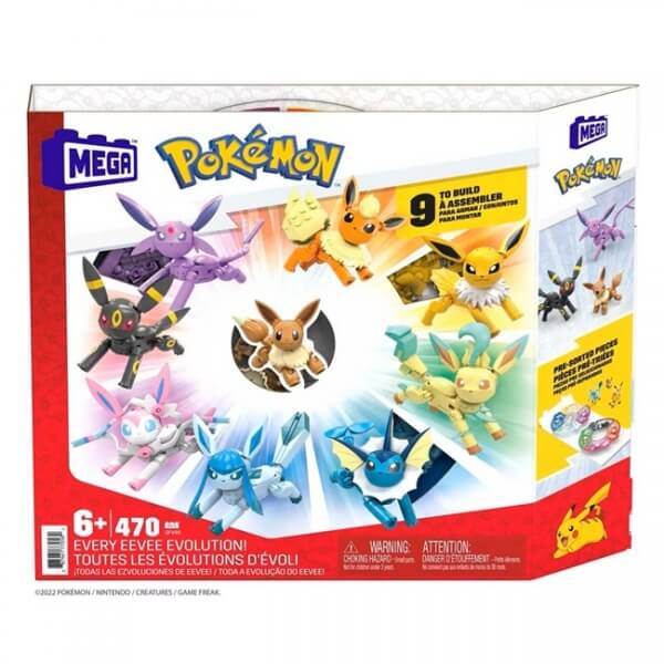 Pokémon MEGA building kit - Eevee Evolution figures