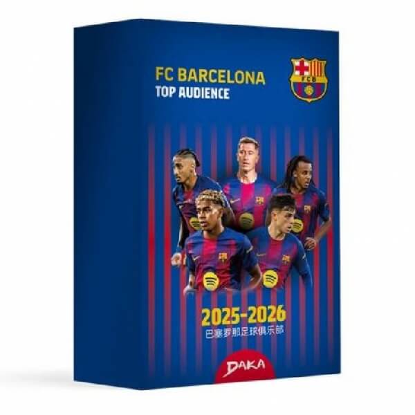 2025-26 Daka FC Barcelona Top Audience Box - soccer cards