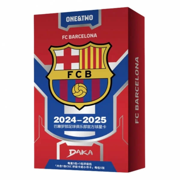 2024-25 Daka FC Barcelona One & Two Hobby Box - soccer cards