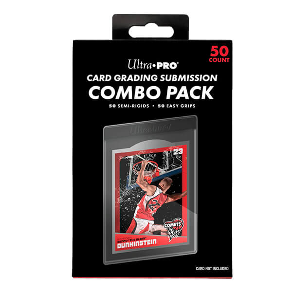 Grading Card Submission Combo Pack - Semi-Rigids + Easy Pull Sleeves 50 pcs