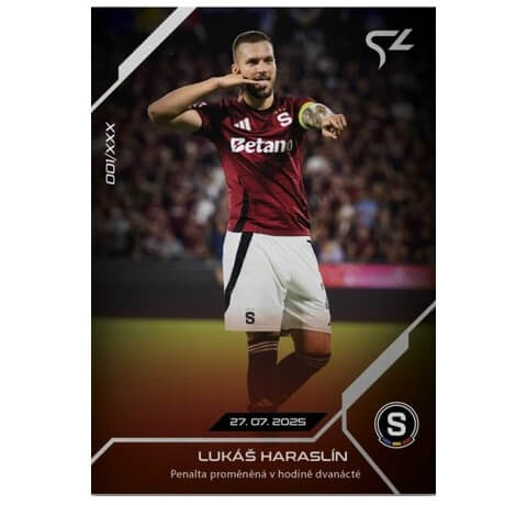Soccer card Chance League 2025-2026 - L-04 Lukáš Haraslín