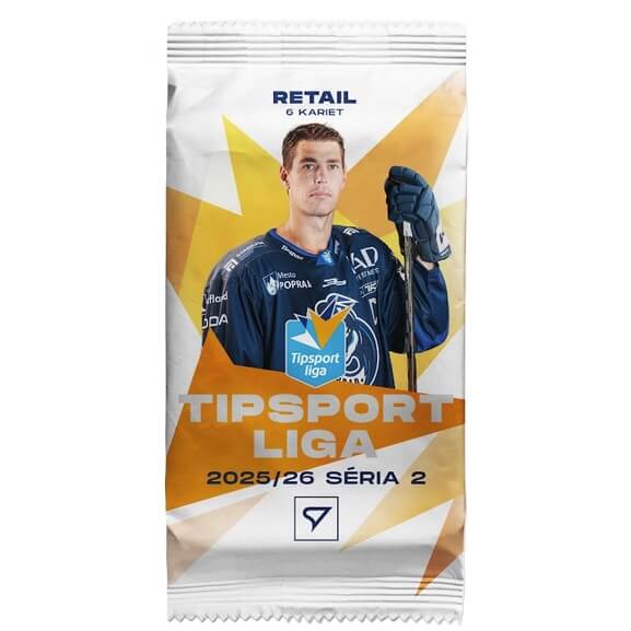Hockey cards Tipsport league SK 2025-2026 - Retail pack - 2nd series