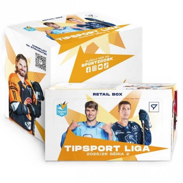 Hockey cards Tipsport league SK 2025-2026 - Retail box - 2nd series