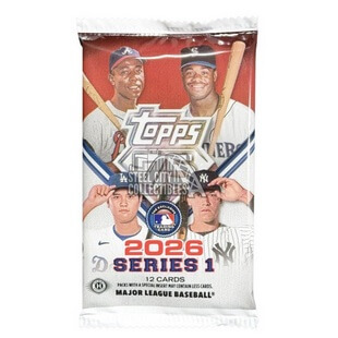 2026 Topps Series 1 Baseball Hobby Pack - MLB Collectible Cards
