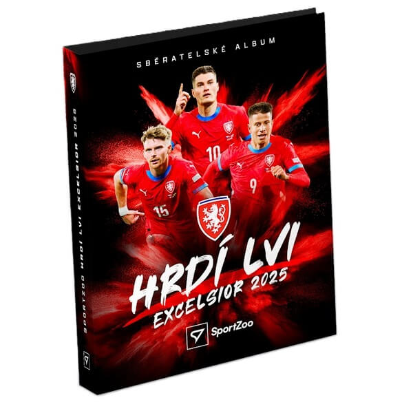 Hrdí lvi 2025 Football Cards Excelsior Board Album