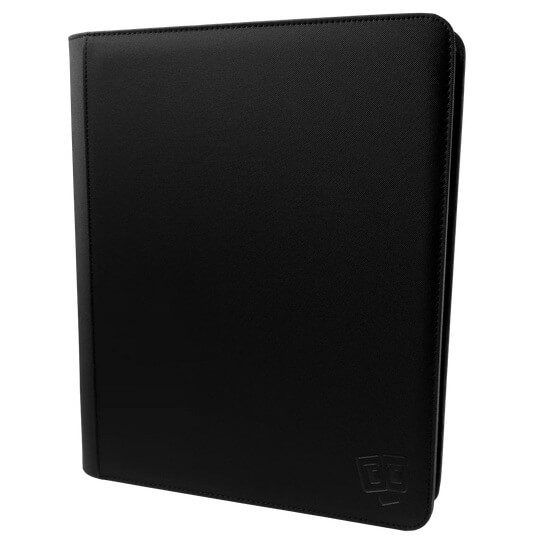 TCG Guru 9-Pocket Zippered Toploader Album - Black