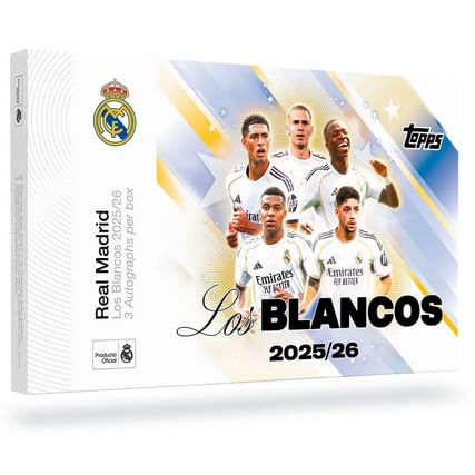 2025-2026 Topps Real Madrid Los Blancos Hobby Box - football cards