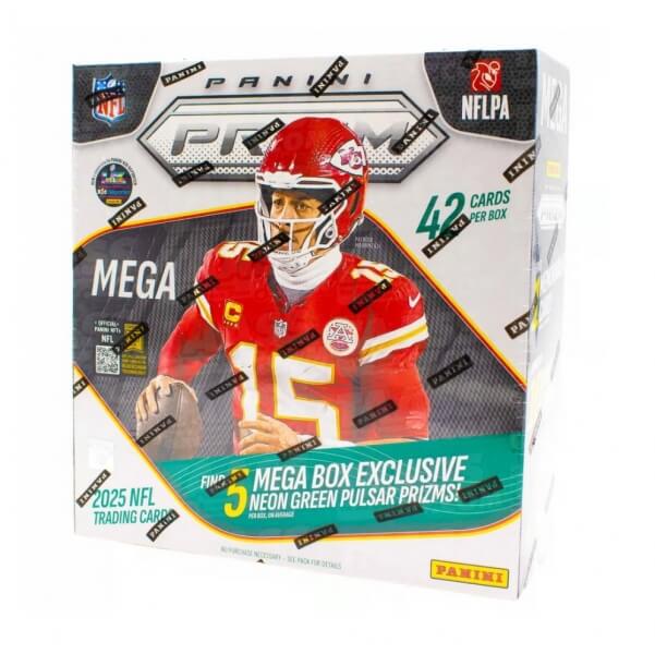2025 Panini Prizm NFL Football Mega Box - American Football Cards