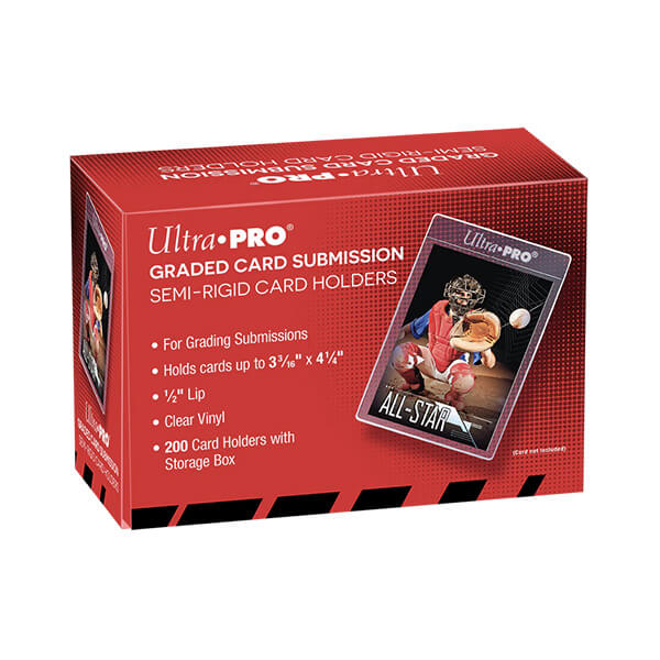 UltraPro Graded Card Submission Semi-Rigid Card Holders - 200 pcs
