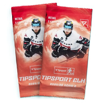 Hockey cards Tipsport ELH 25/26 Retail pack 2nd series