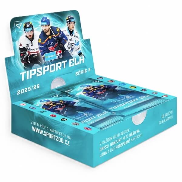 Hockey cards Tipsport ELH 25/26 Hobby Box 2. series