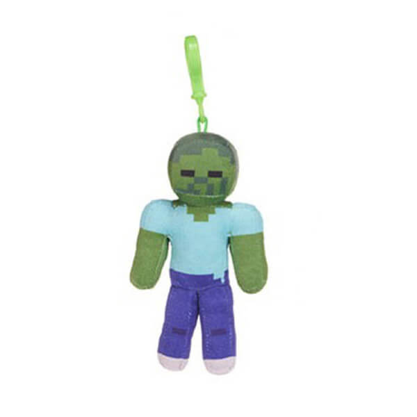 Plush Minecraft Pendant - Zombie - 12 cm