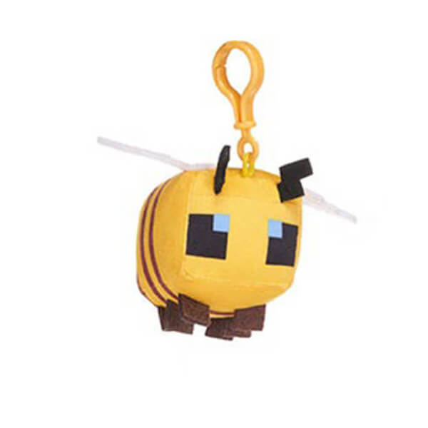 Plush Minecraft Pendant - Bee - 12 cm