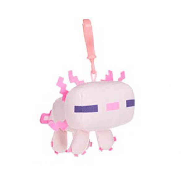 Plush Minecraft Pendant - Axolotl - 12 cm