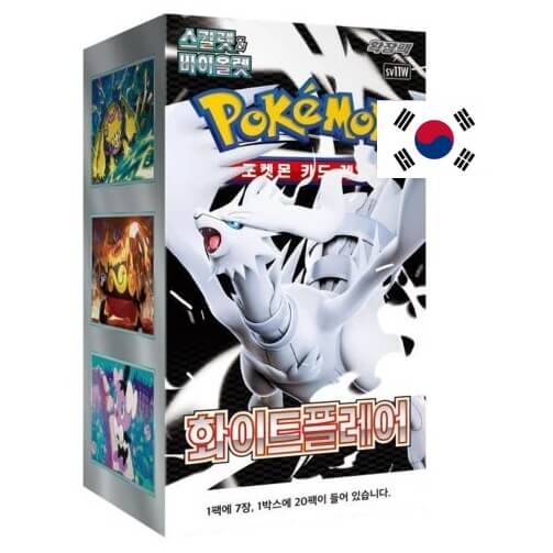Pokémon Scarlet and Violet White Flare Booster Box - Korean