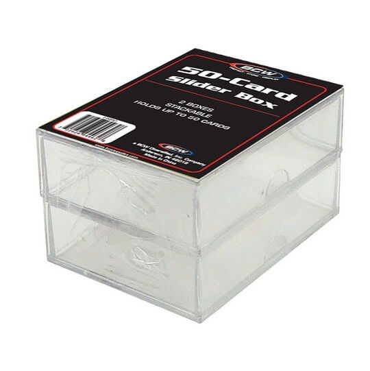 Transparent box for 50 cards BCW - 2 pcs